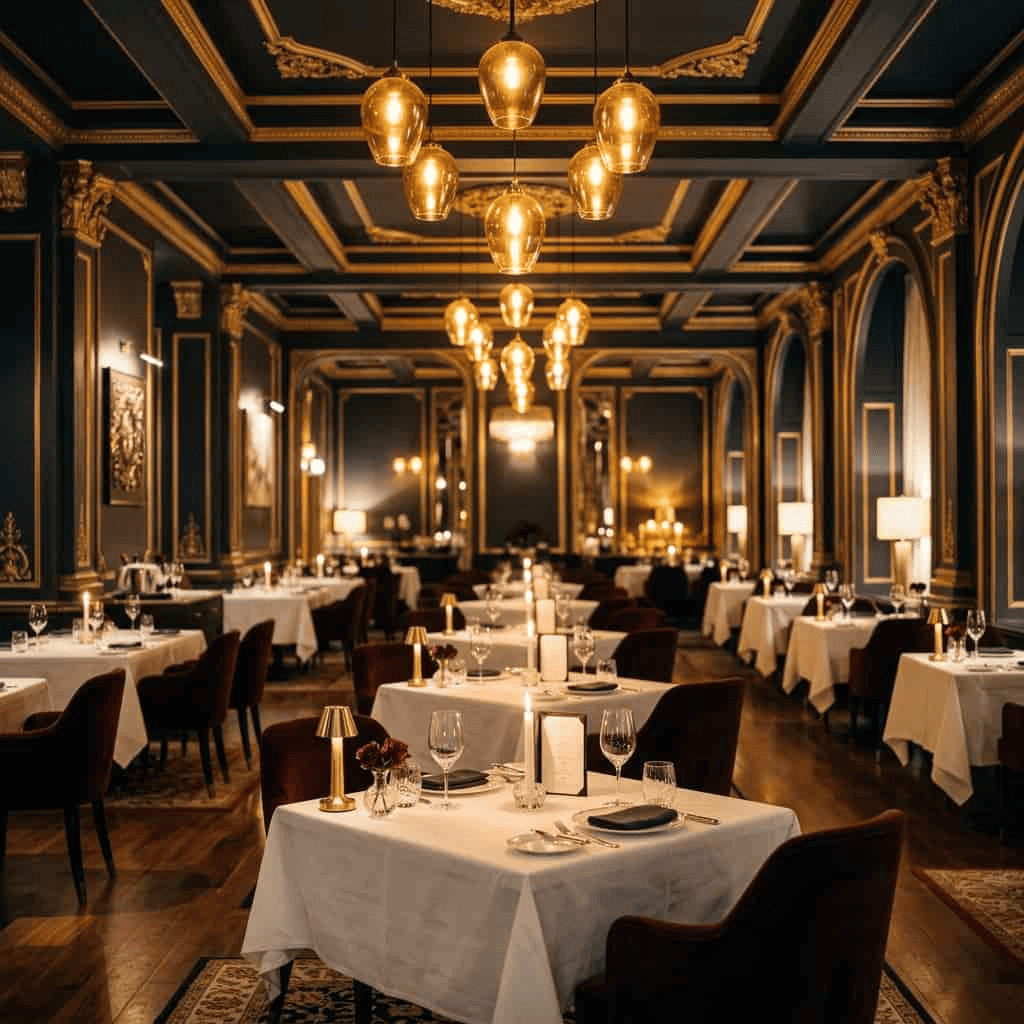 Yellow Paprika fine dining interior